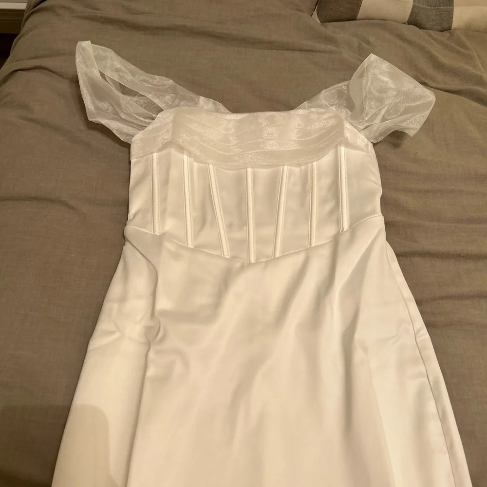 Everly off the shoulder corset dress size Small - Picture 5 of 6